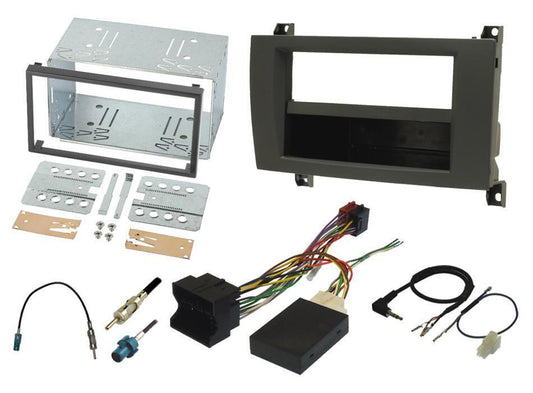 InCarTec FK-313-4 Mercedes SLK R171 09-11 Single Double Din Stereo Fitting Kit