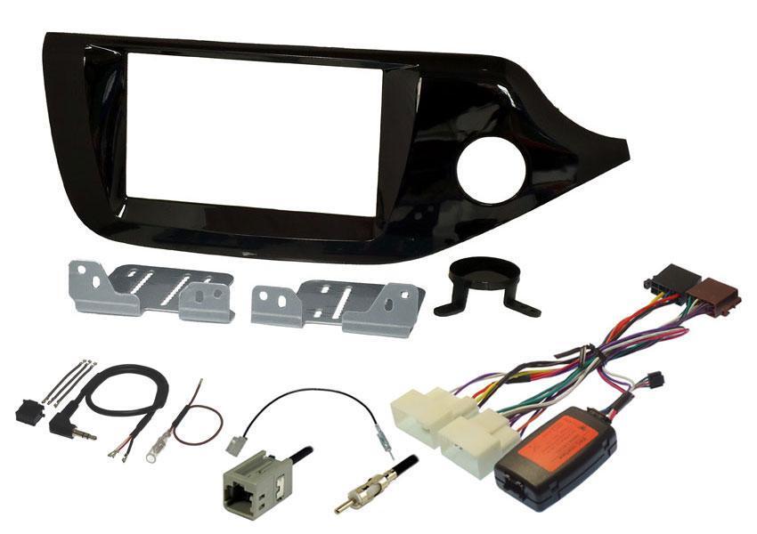 InCarTec FK-973-1 Kia Cee'd 12 On Double Din Car Stereo Fitting Kit Gloss Black