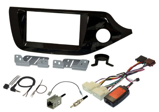 InCarTec FK-973-1 Kia Cee'd 12 On Double Din Car Stereo Fitting Kit Gloss Black