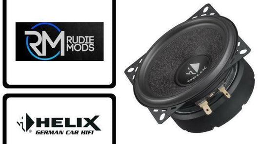 HELIX S 4X Audiotec Fischer For VW T4 Coaxial 4" Dash Speaker Set High Quality