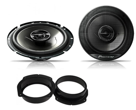 Fiat Bravo 2007 onwars Pioneer 17cm Front Door Speaker Upgrade Kit 240W