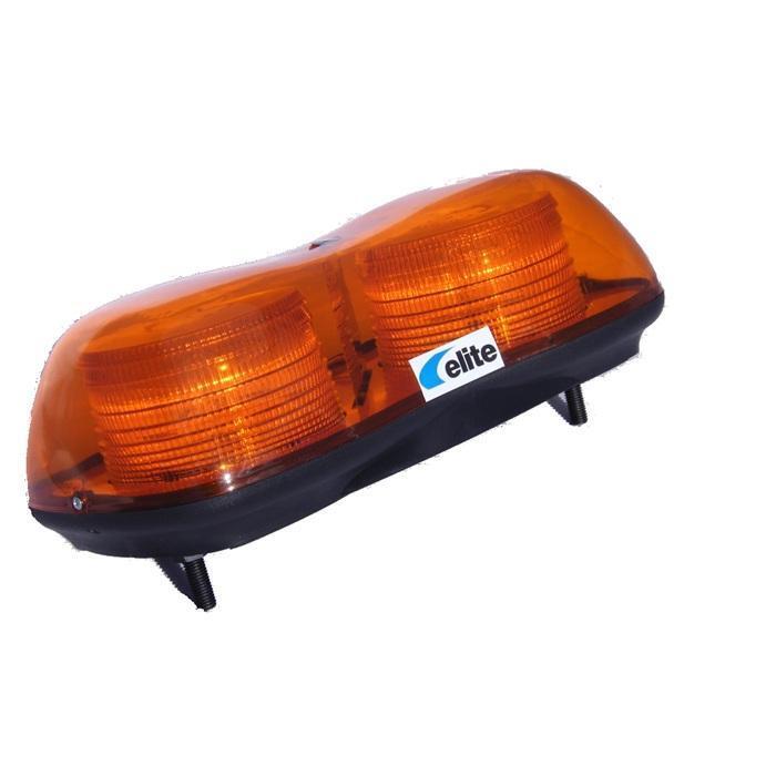 Xenon Multi Flash Double Light bar Amber Orange Car Van Truck 2 Bolt Fixing 12v