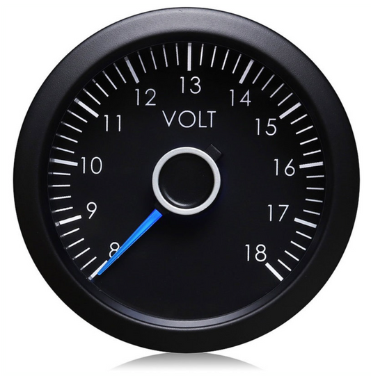 52mm VW Blue Needle Volt Gauge