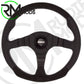 CAR STEERING WHEEL BLACK LEATHER/ALCANTARA MOMO DARK FIGHTER VDKFIGHT35BKR