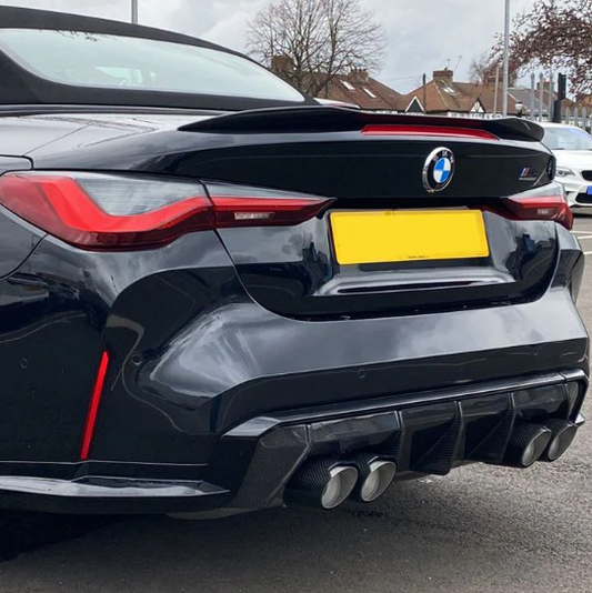 BMW G80 M3 G82 G83 M4 M Performance Style Carbon Fibre Rear Diffuser 21-PRESENT