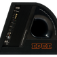 New Edge Twin 12" Car Audio Active Subwoofer Amplified Box 1800w
