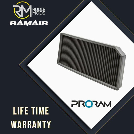 RAMAIR PRORAM Uprated Panel Air Filter for AUDI A3 2.0 TFSI 200BHP 8P