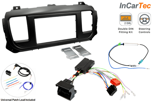 Citroen Dispatch, Peugeot Expert, ProAce (2016 Onward) Double DIN fitting kit