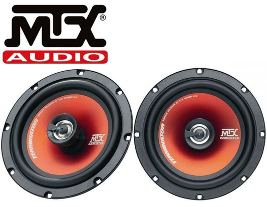 MTX TR65C 6.5" 2-Way Coaxial Car Audio Speakers - 60w RMS