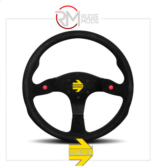 Momo Model 80 Steering Black Sued Ø350mm VR8035SUNEW