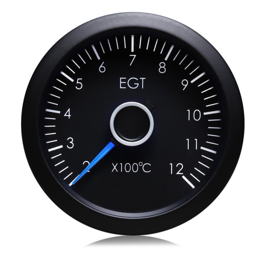 52mm VW Blue Needle Exhaust Temperature Gauge (°C)