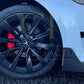 Carbon Fibre Front Splitter V Style Tesla Model 3 2016-Present Carbon Factory