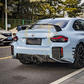 BMW G87 M2 M Performance Style Pre-Preg Carbon Fibre Rear Bumper Trims 2023-