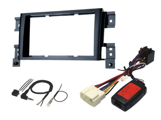 InCarTec FK-715 Suzuki Grand Vitara MK3 2005 On Double Stereo Fitting Kit