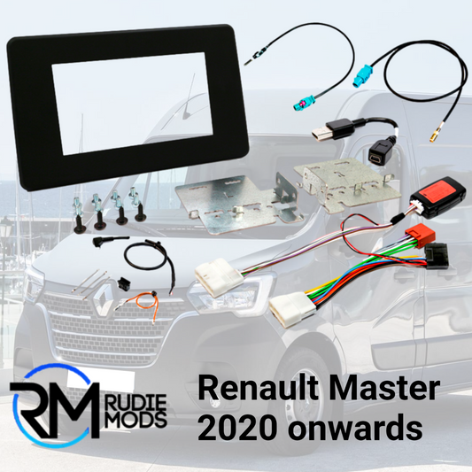 Incartec Fitting Kit For Renault Master 2011 Onwards Double Din Fitting Kit