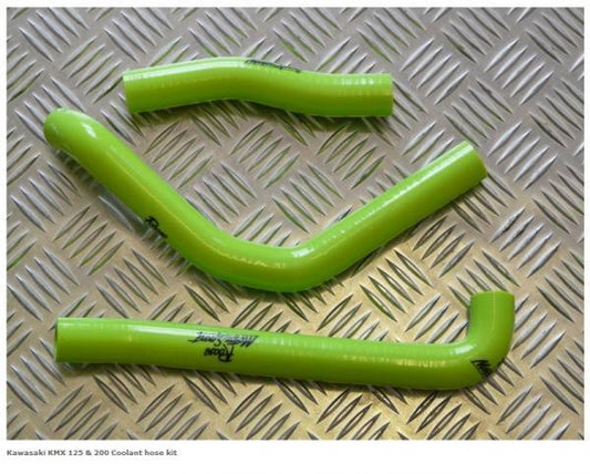 Kawasaki KMX 125 1987-2002 Coolant Silicone Hose Kit Roose Motorsport 3 hoses