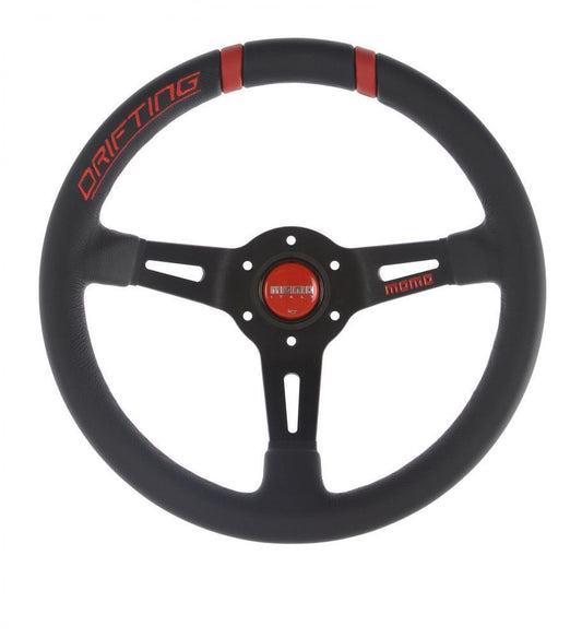 GENUINE Momo Drifting RED Steering wheel 330mm with 90mm dish