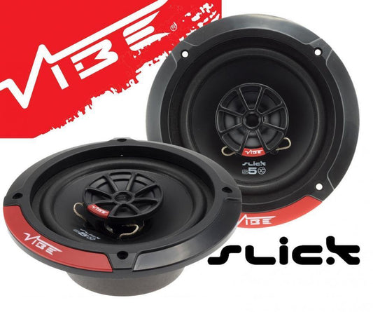 Vibe SLICK5-V7 13cm 5.25" 2 Way Coaxial Car & Van Door Dash Speakers - 1 Pair