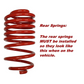 NV300 J4 1.6D 2.0D 30mm Lowering Spring Kit Prosport