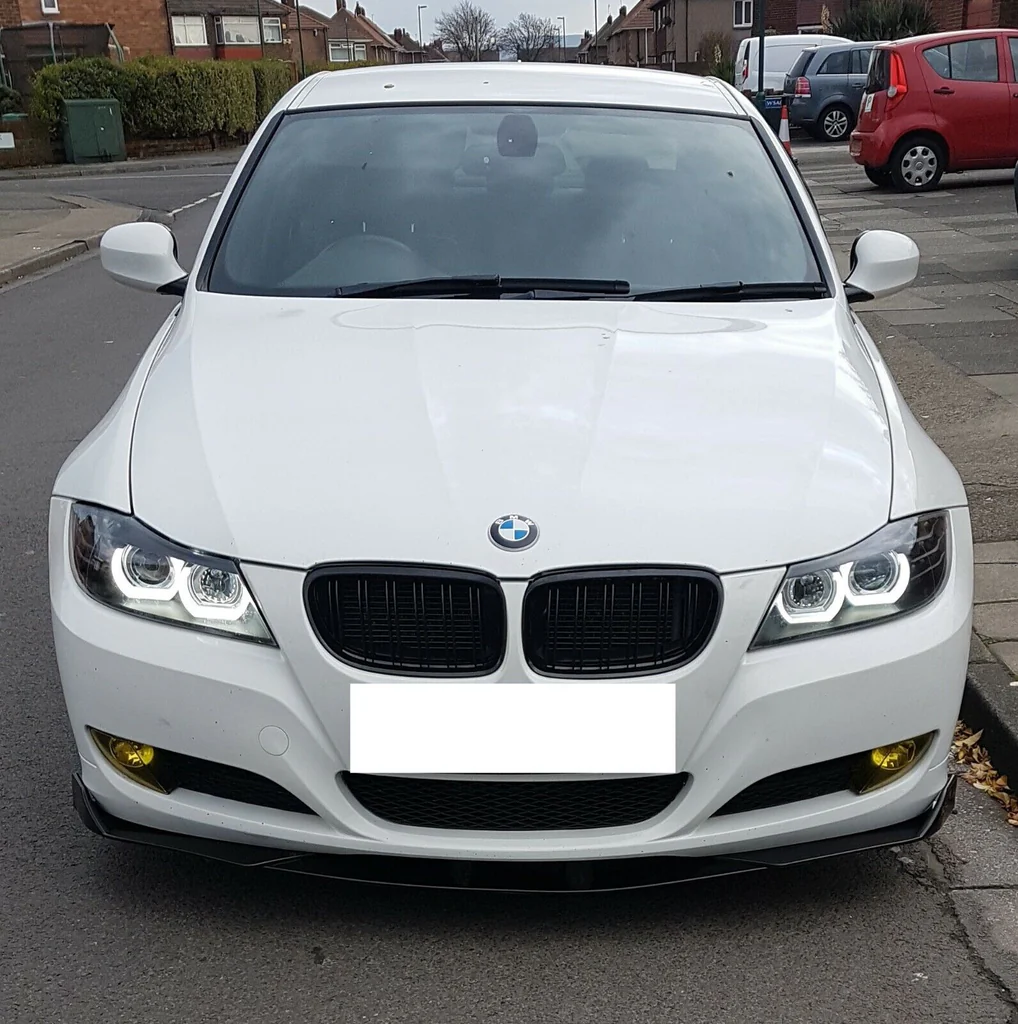 BMW 3 Series E90 E91 05-08 Black LED 3D DRL Daylight Running Lights Headlights