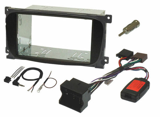 Ford Transit connect 2002 - 2013 Double Din Stereo Fitting Kit inc Stalk Control