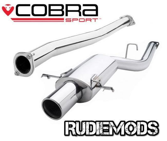 Cobra Sport fits Impreza Turbo 93-00 Cat Back System Oval Silencer Non-Res