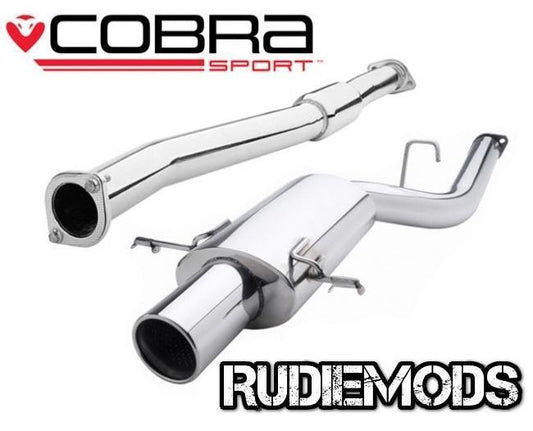 Cobra Sport fits Subaru Impreza Turbo 01-07 Cat Back Exhaust Oval Pipe Res 2.5"