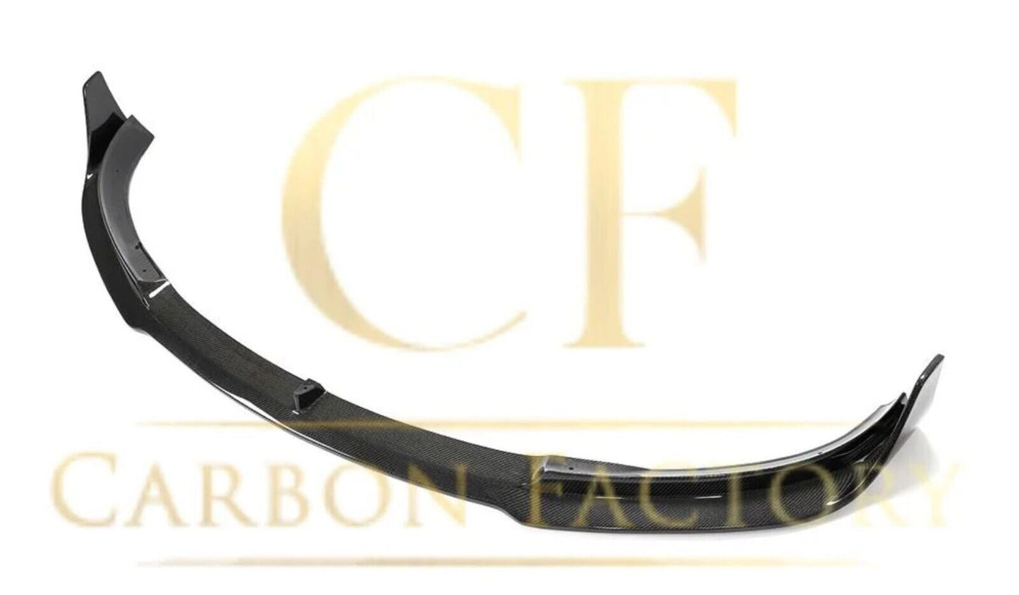 Carbon Fibre Front Splitter V Style Tesla Model 3 2016-Present Carbon Factory