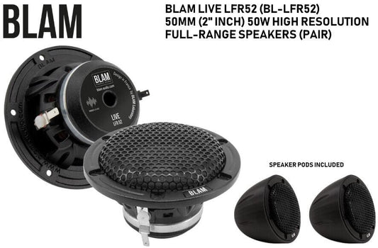 BLAM LIVE LFR52 50mm (2 inch) High resolution full-range speakers (PAIR) 25W RMS