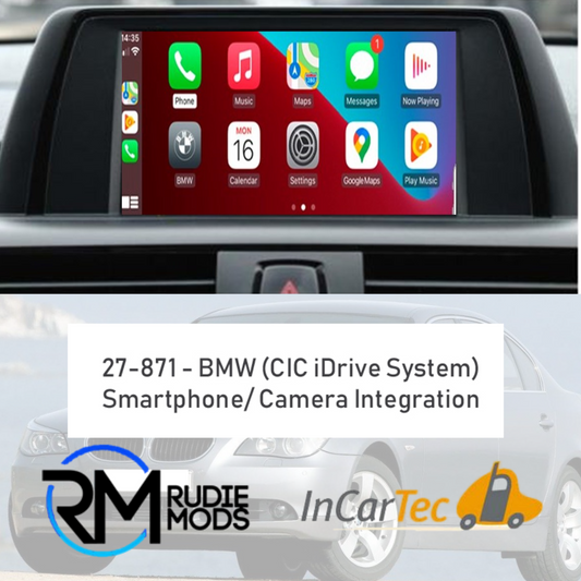 BMW 5-Series F07 Smartphone / Camera integration kit for CIC Idrive Nav System