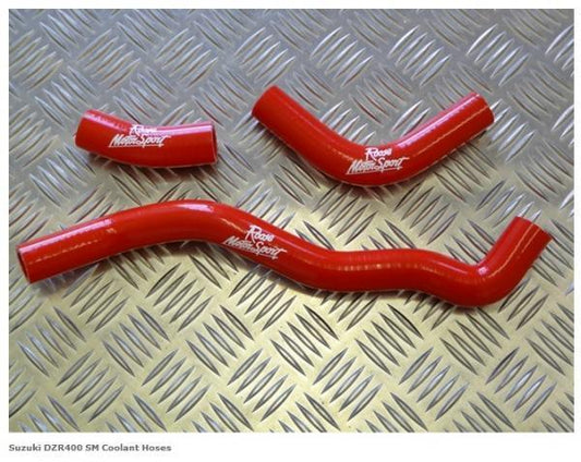 Suzuki DZR400 SM 05-09 Coolant Silicone Hose Kit Roose Motorsport 3 hoses