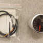 52mm Multi Colour Voltage 8v - 18v Gauge Clear Lens Black Face Car