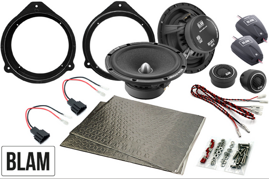 Audi A3 03 - 13 165mm (6.5 Inch) complete BLAM speaker upgrade fitting kit