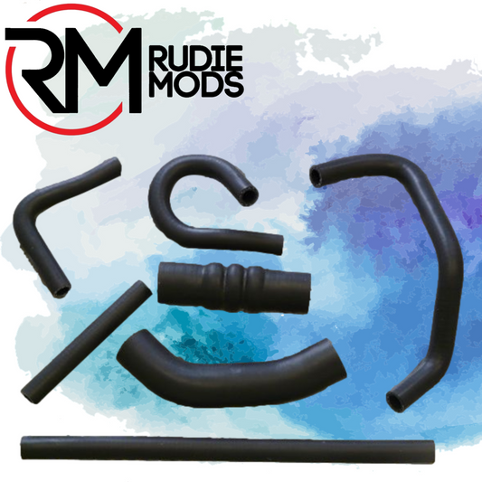 Roose Motorsport Coolant Hose Kit for Triumph Spitfire MK3 1300cc Vintage Black
