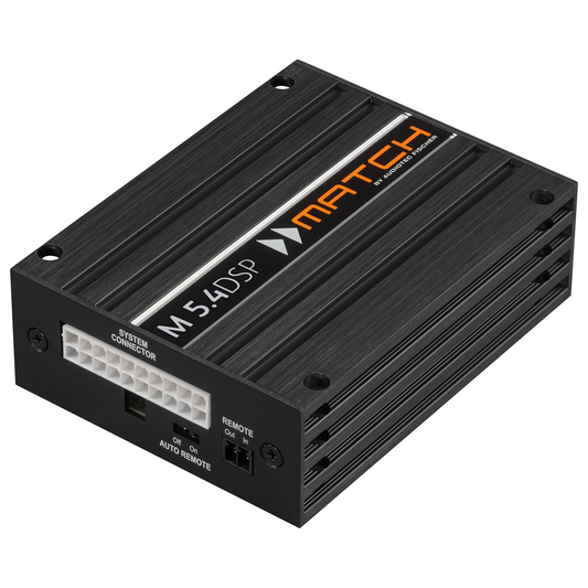 Match 5 channel micro amplifier with integrated 9-channel DSP 5.4DSP
