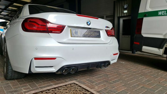 BMW M4 Carbon Fibre Rear Diffuser M Performance Style 14-20 Carbon Factory