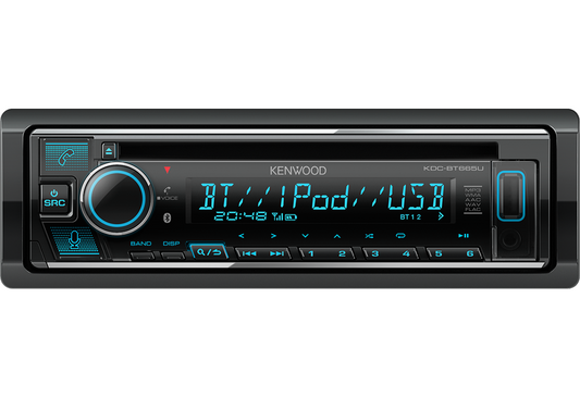 Kenwood KDC-BT665U CD/USB Receiver with Bluetooth & Amazon Alexa