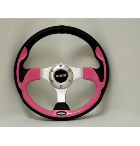Mountney M' Range Moulded Steering Wheel 320MM Pink