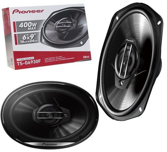 Pioneer TS-G6930F 3 way 6"x9" Coaxial Car Speakers 400w with grilles