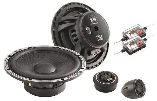 BLAM LIVE POWER 200mm (8 inch) 200w 2-way component speaker system - 100W RMS