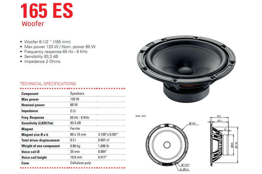 Complete BLAM Car Speaker Upgrade Fitting Kit 165mm (6.5 Inch) For Vauxhall (GM)