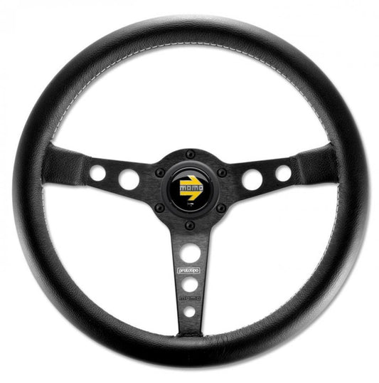 MoMo PROTOTIPO STEERING WHEEL - BLACK/BLACK Ø350mm M11111525211R
