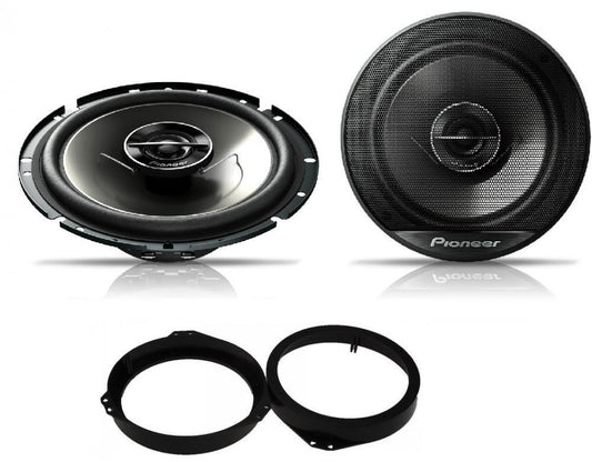 Vauxhall Zafira 1999-2005 Pioneer 17cm Front Door Speaker Upgrade Kit 240W