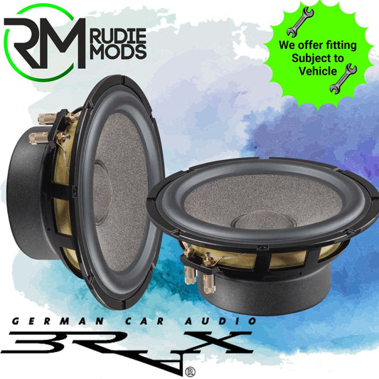 BRAX MATRIX ML6D Mid Woofer Speakers 120W RMS Microsphere Ceramic Car Speakers