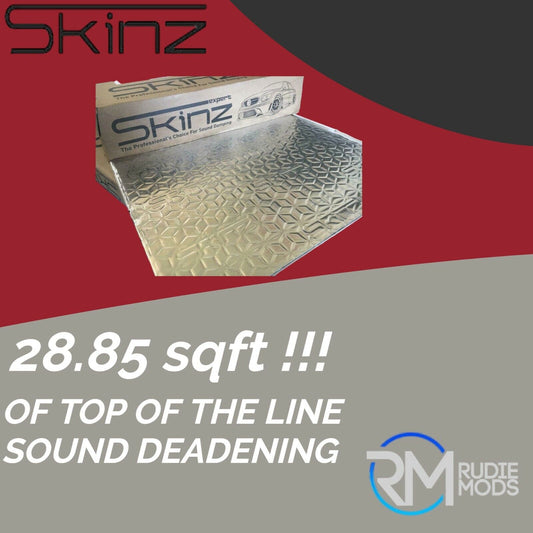 Skinz Expert 3mm 27 Sheets Car Van Deadening Sound Proofing 28 sq.ft