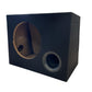 10" Ported Empty Sub Car Audio Subwoofer Enclosure 25L MDF Black Carpeted