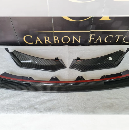 M STYLE CARBON FIBRE FRONT SPLITTER FOR BMW G80 M3 G82 G83 M4 2021-PRESENT