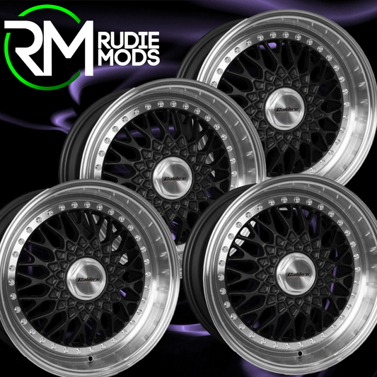 Calibre Vintage 17" Retro Alloy Wheel BBS replica Vintage Style Retro Wheels