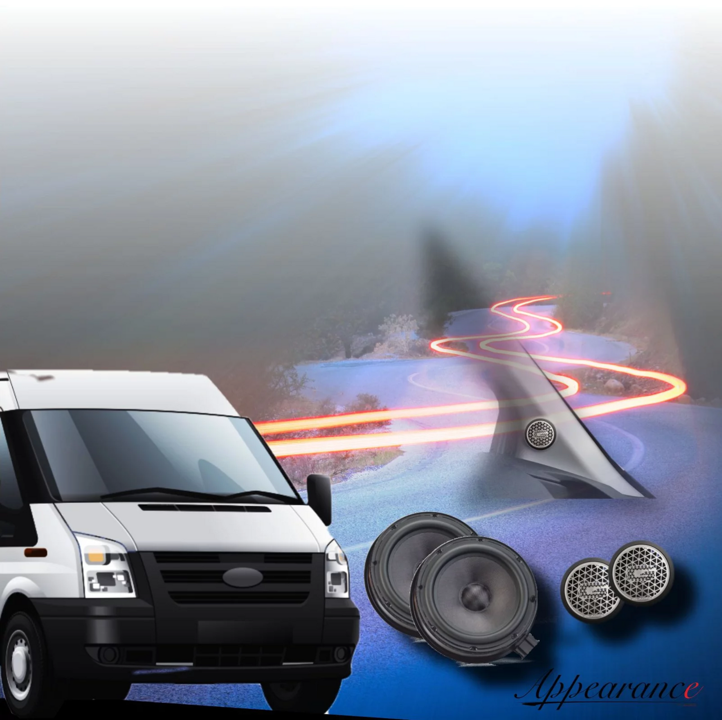 GLADEN ONE - FORD KUGA MK2 2014 ONWARDS - SPEAKER UPGRADE KIT PLUG & PLAY