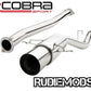 Cobra Sport fits Impreza Turbo 93-00 Cat Back System Round Silencer Non-Res